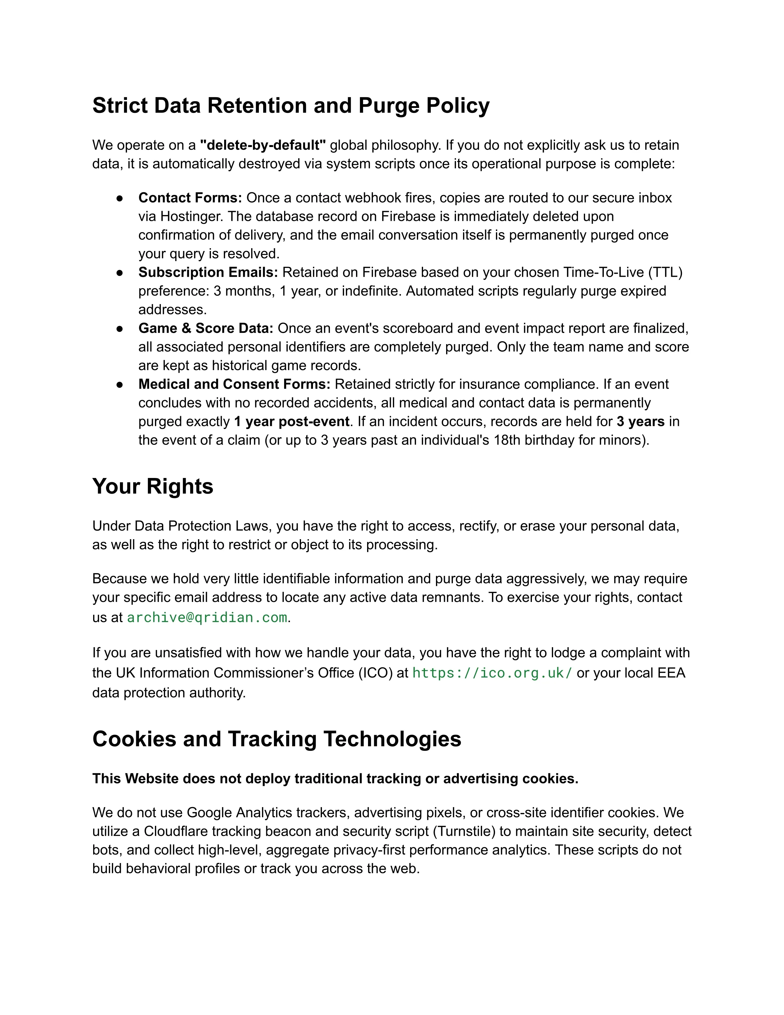 QRidian Privacy Policy Page 5