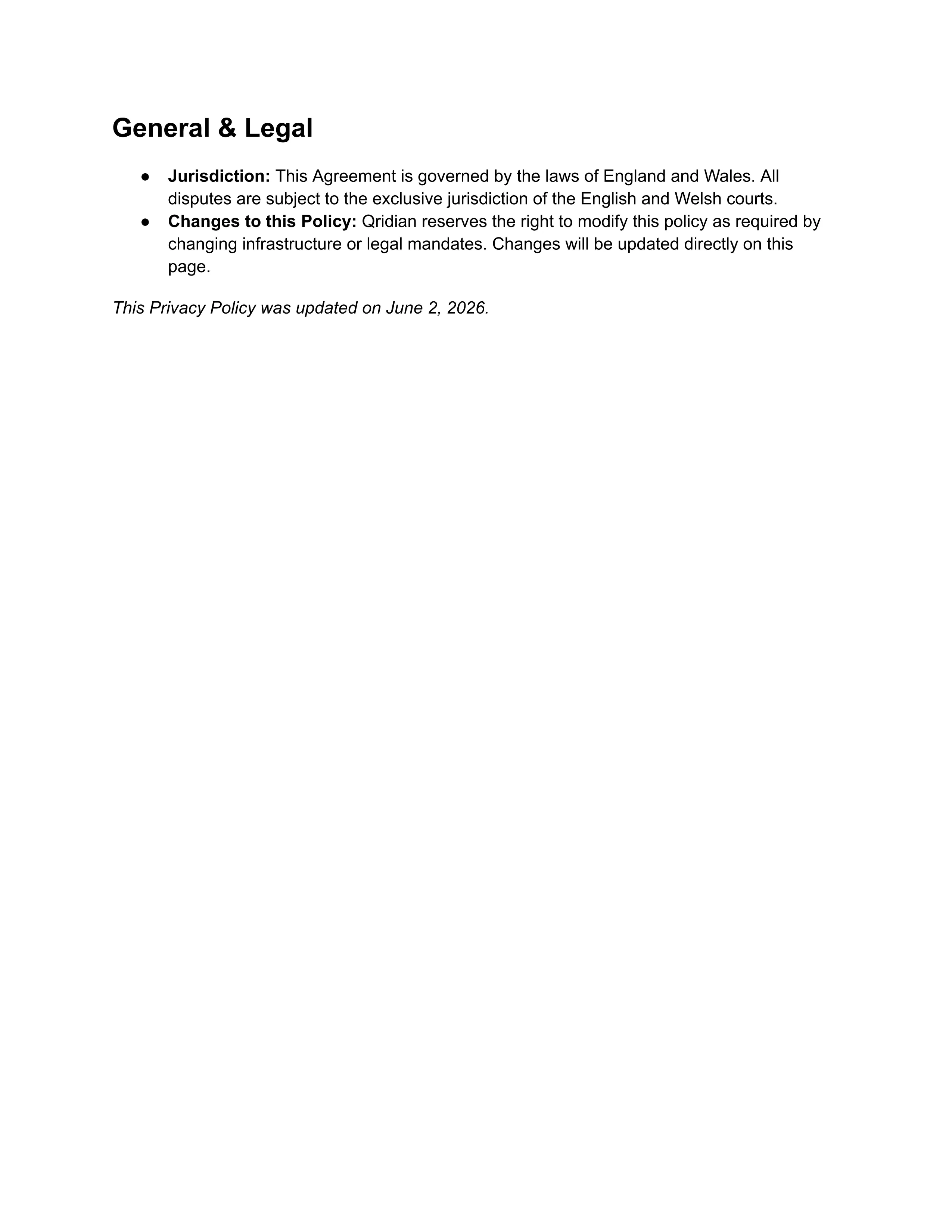 QRidian Privacy Policy Page 6
